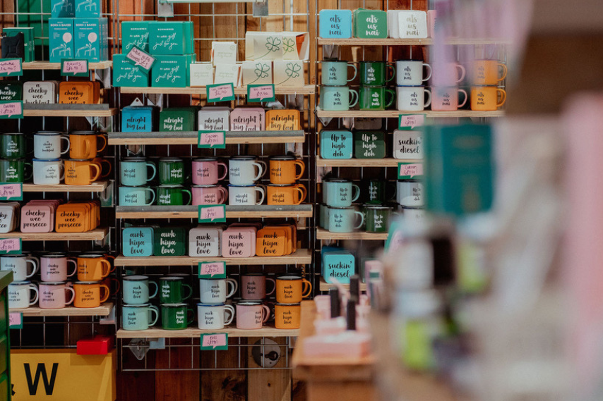 A local shop selling unique gifts, Christmas shopping in Belfast