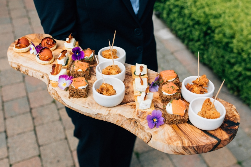 Clandeboye Lodge wedding food