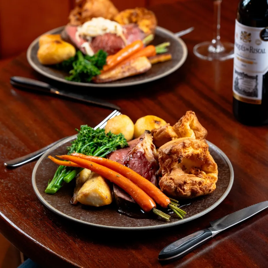 Sunday Roast menu