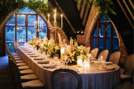 Last-minute wedding setup in a wedding venue in Northern Ireland
