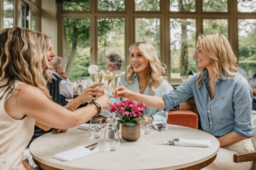 Ladies Lunching Garden Room