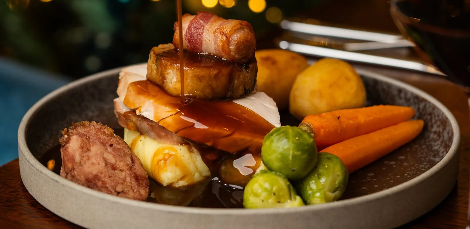 Festive menu grid item