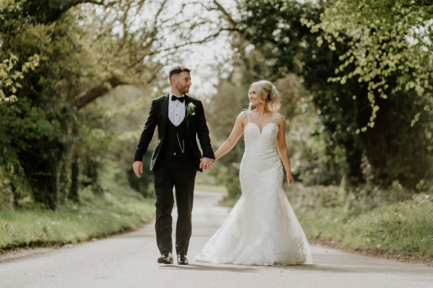 Wedding Couple Clandeboye Lodge