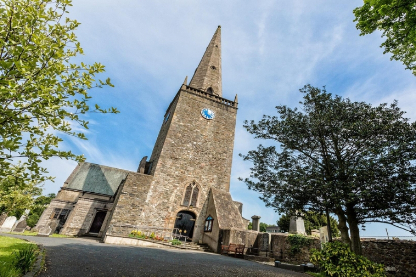 A historic church in Bangor, a place of interest among things to do in Bangor Northern Ireland.