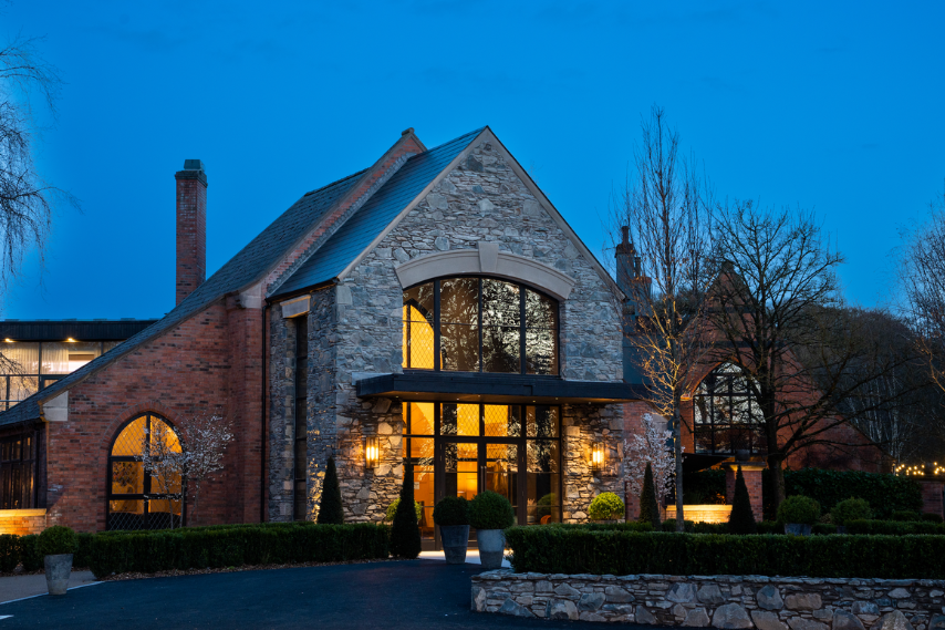 Exterior view of a formal venue in Northern Ireland